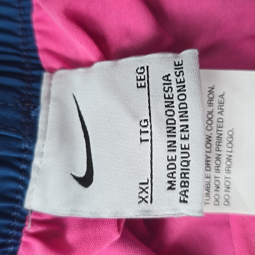 NWT Nike Men's Volley Swim Shorts  Colorblock- Blue and Pink Size XXL - Picture 4 of 6